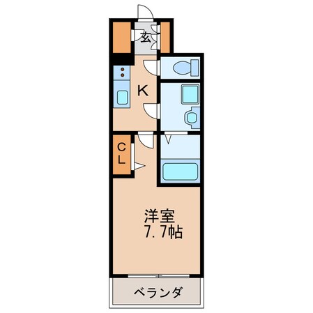 エスリード葵桜通りの物件間取画像